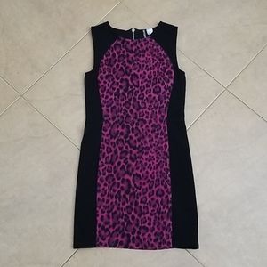 H&M Leopard Print Pink Dress